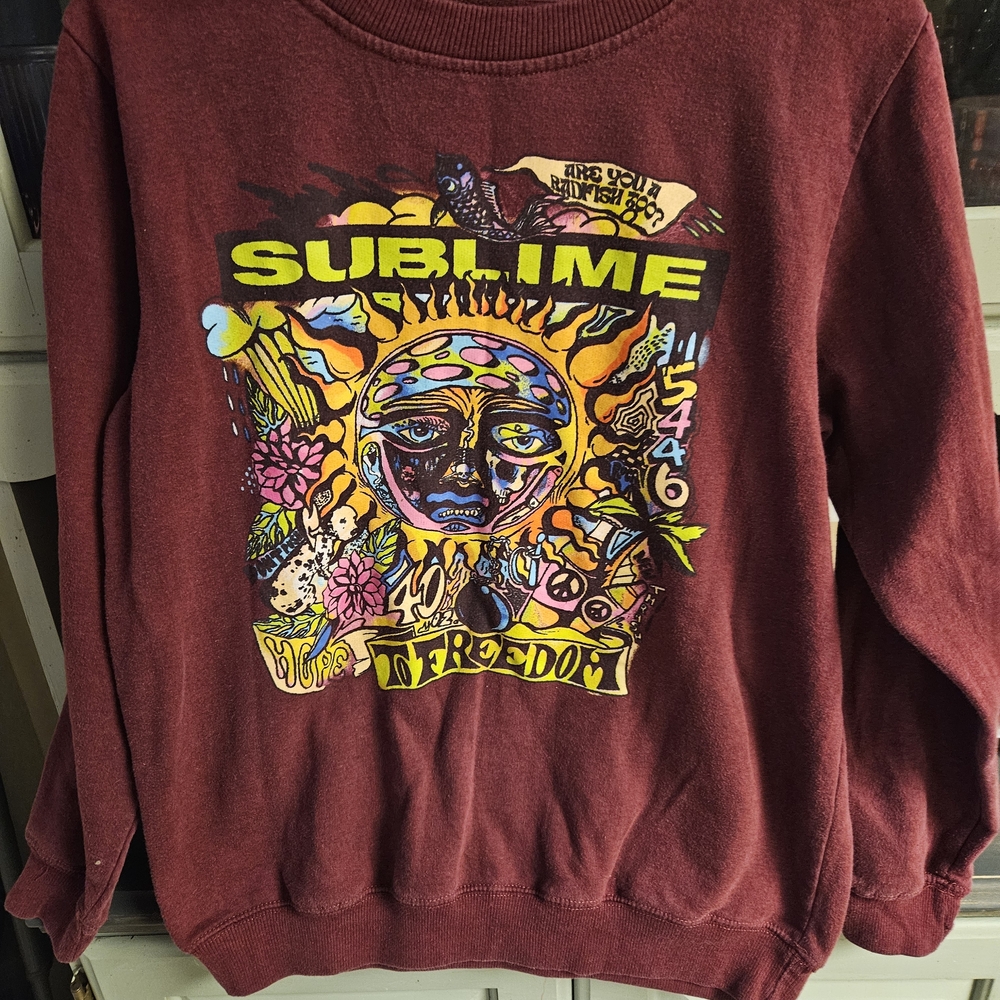 Sublime Maroon Women's Sweater Size L